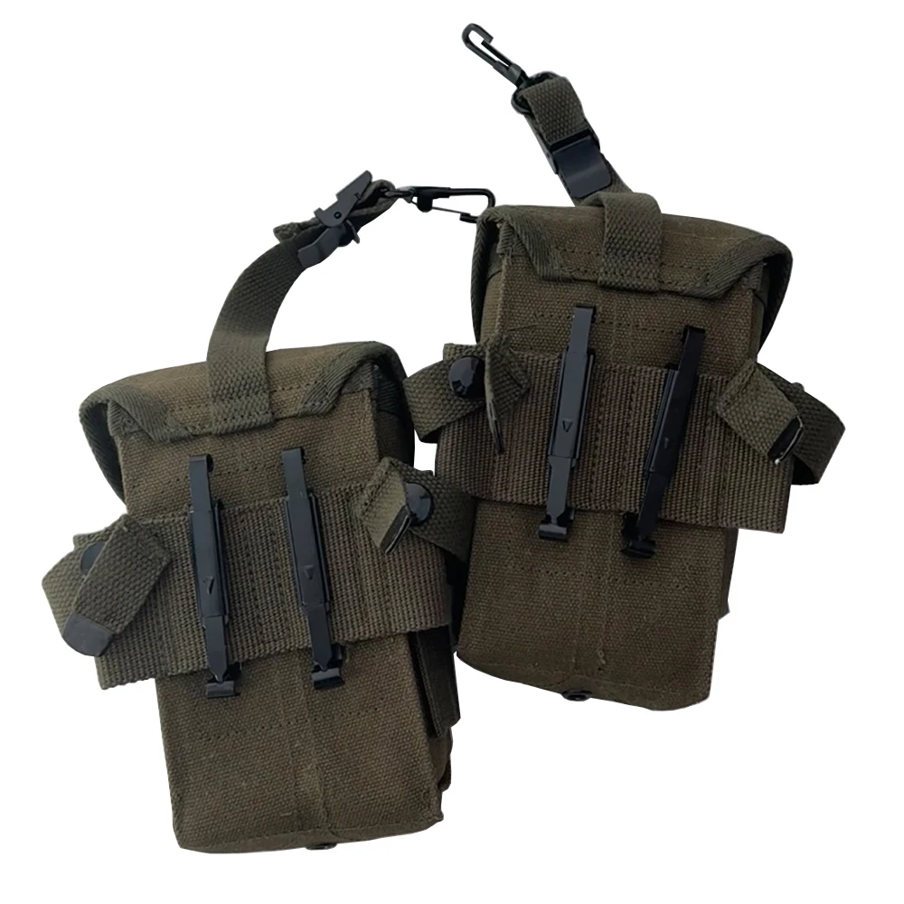 Paquete de equipo WW2 M1956, combinación de equipo táctico de guerra de Vietnam de soldado americano, un par de paquete Retro M1956 - imagen 4