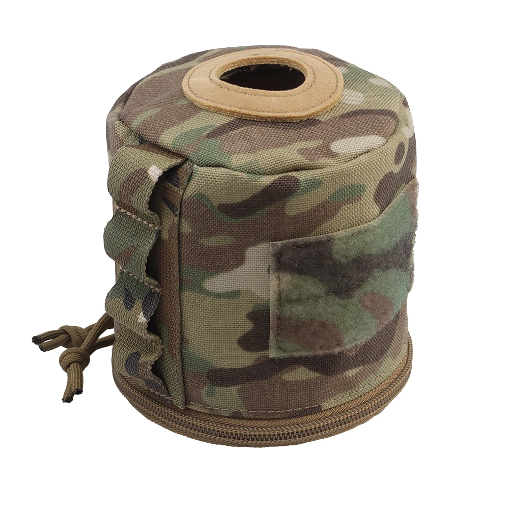 Soporte de papel higiénico portátil para acampar al aire libre, caja de almacenamiento de rollo de nailon, servilleta, bolsa MOLLE para acampar y senderismo - imagen 5