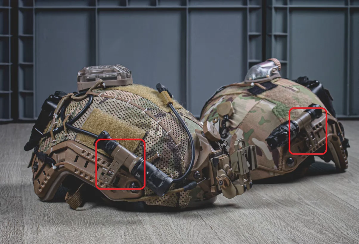 SS M-Ax CAG Casco Sure Fire Linterna MAX Soporte - imagen 4