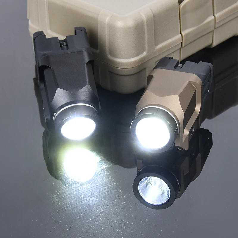 WADSN TR-7 táctico X linterna CNC colgante de Metal 800 lúmenes estroboscópica accesorios Airsoft de alta potencia luz de caza ajuste riel de 20mm X300 - imagen 2