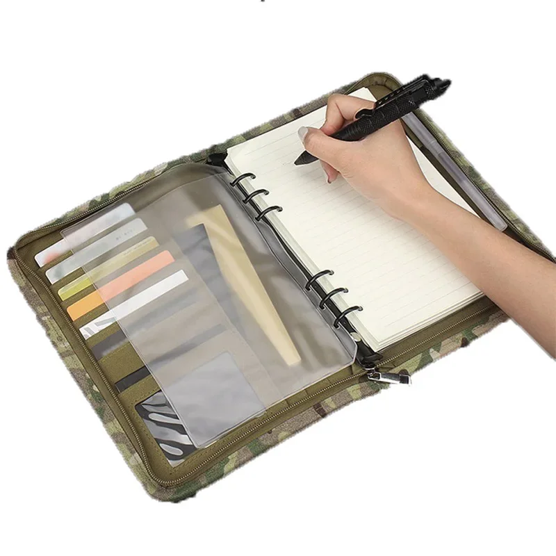 Carpeta de anillas para padfolio al aire libre con hojas de papel de hojas sueltas, cuaderno táctico resistente a la intemperie A4 A5 A6, envío directo - imagen 4