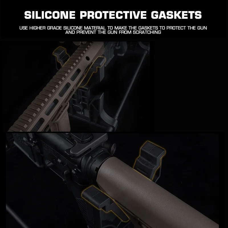 Banco y soporte para limpieza de pistola de Rifle, soporte para pistolas de mano, soporte para pistola de aire de banco, accesorios para pistola de Rifle de caza, utilizado como estante para Rifle - imagen 4