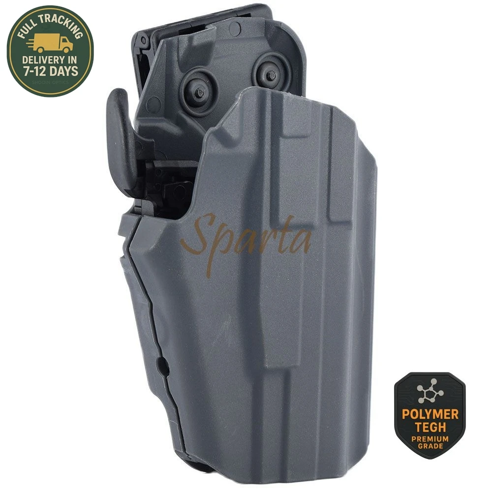 Tactical Quick Draw Pistol Holster High Strength Polymer With Release Lock - imagen 4