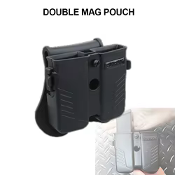 Óptica vectorial Bolsa Universal Mag para revistas tácticas bolsa Mag individual/doble para caza con ajuste de liberación rápida de 9mm .40, .45
