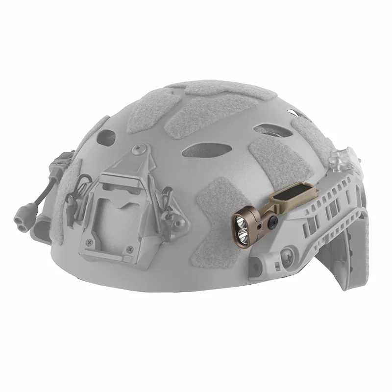 Luz de riel de arco Modular táctica, lámpara LED IR/blanca para casco, caza, entrenamiento Airsoft, equipo de supervivencia para acampar - imagen 2