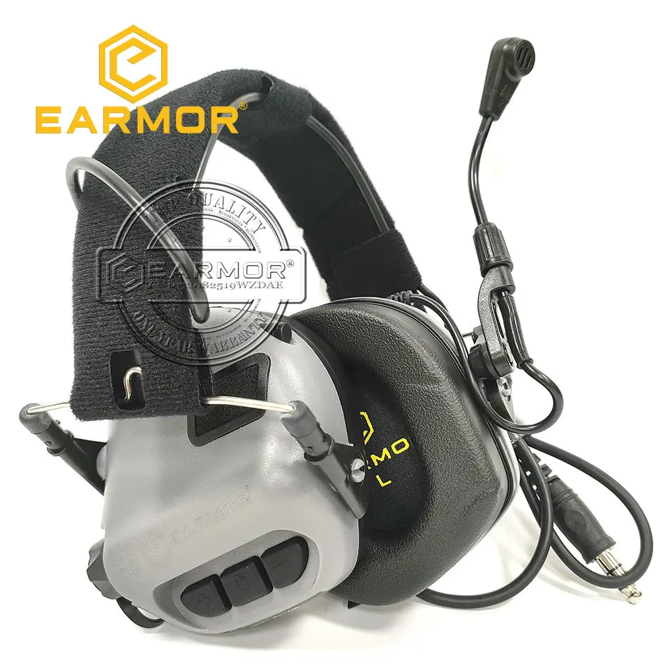 Orejeras orejeras de tiro M32 MOD3, protección auditiva electrónica con micrófono, amplificación de sonido, chaqueta NATO TP120 - imagen 4