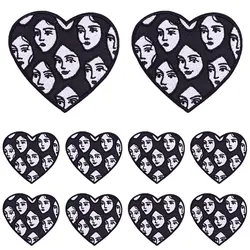 Parche bordado calavera punk gato negro – para jeans o chaleco