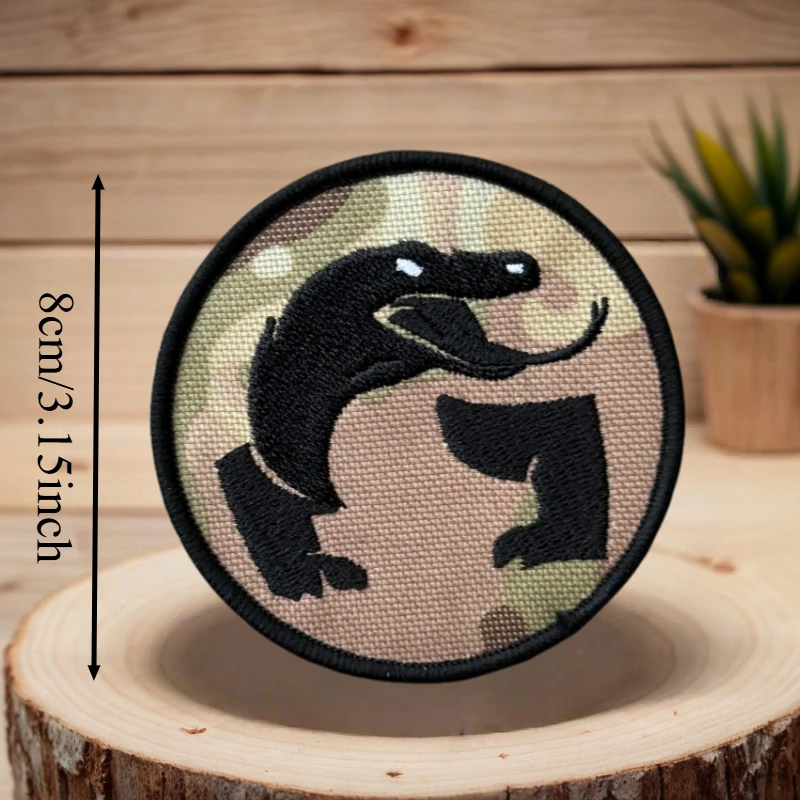 Parche bordado de Chevron "serpiente", chaleco táctico, insignia de moral con gancho y bucle, pegatinas para mochila militar, parches para brazalete para ropa - imagen 3