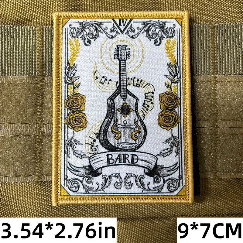 Parche táctico velcro emblema moral de cartas para mochila militar - imagen 3