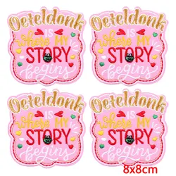 Parches Carnaval Oeteldonk bordados termoadhesivos decorativos