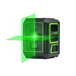 Nivel Láser de Precisión de 2 mm/5 m, Láser Vertical y Horizontal Verde, Nivel Láser de 2 Líneas