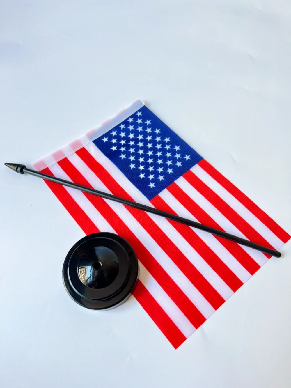 Bandera de escritorio de oficina de 14x21cm de Estados Unidos, bandera americana de EE. UU., bandera colgante estándar de poliéster - imagen 4