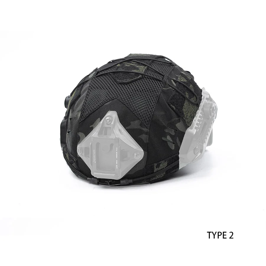 Cubierta de casco táctico CS de caza de tela para casco - imagen 2