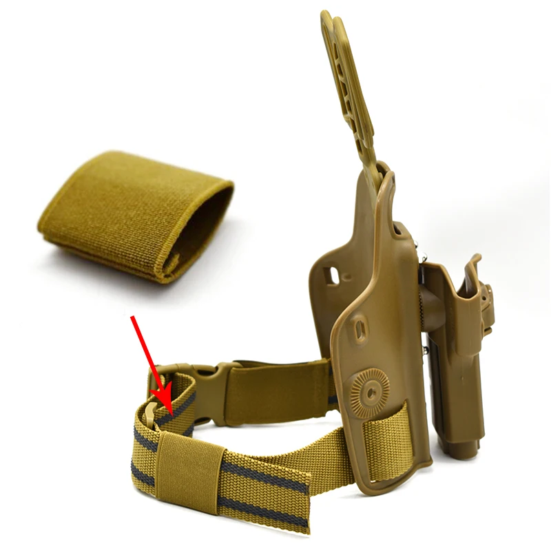 Cinturón elástico táctico para mochila, correas de soporte, banda de sujeción para cinturón ancho de 1,5 pulgadas, accesorios para caza, 10 unids/set - imagen 5