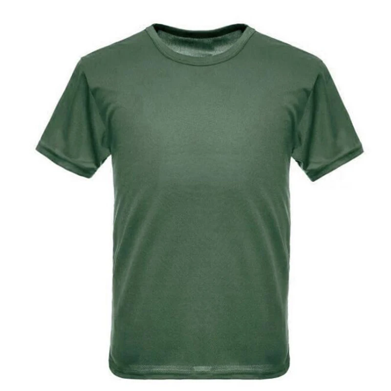Camiseta de secado rápido para hombre, camiseta transpirable de camuflaje de combate Airsoft, camiseta informal militar de manga corta para caza y senderismo de verano - imagen 5