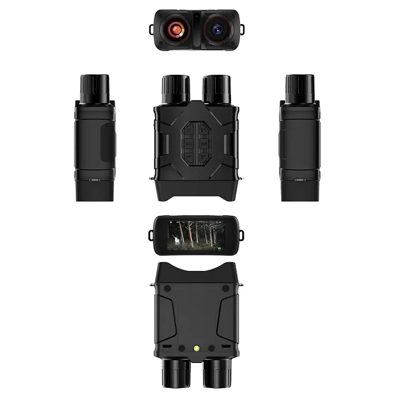 Binoculares infrarrojos WiFi con visión nocturna para caza y camping - imagen 3