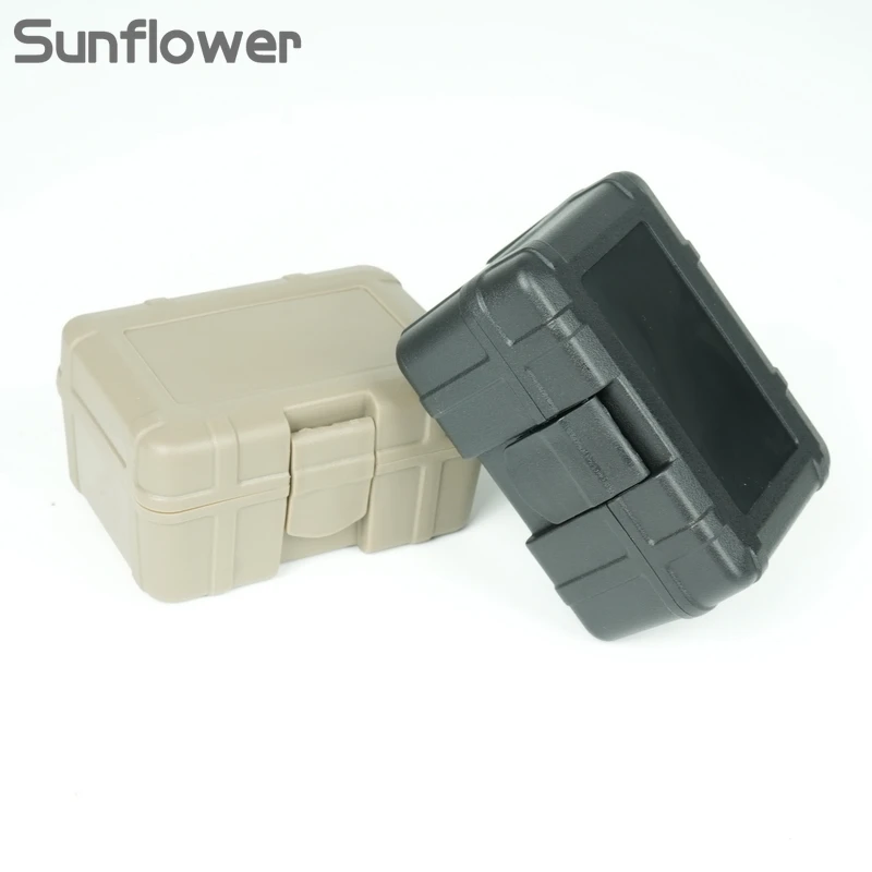 Caja de almacenamiento de herramientas de supervivencia táctica al aire libre, resistente a la presión, impermeable, anticaída, caja de almacenamiento portátil para exteriores - imagen 2