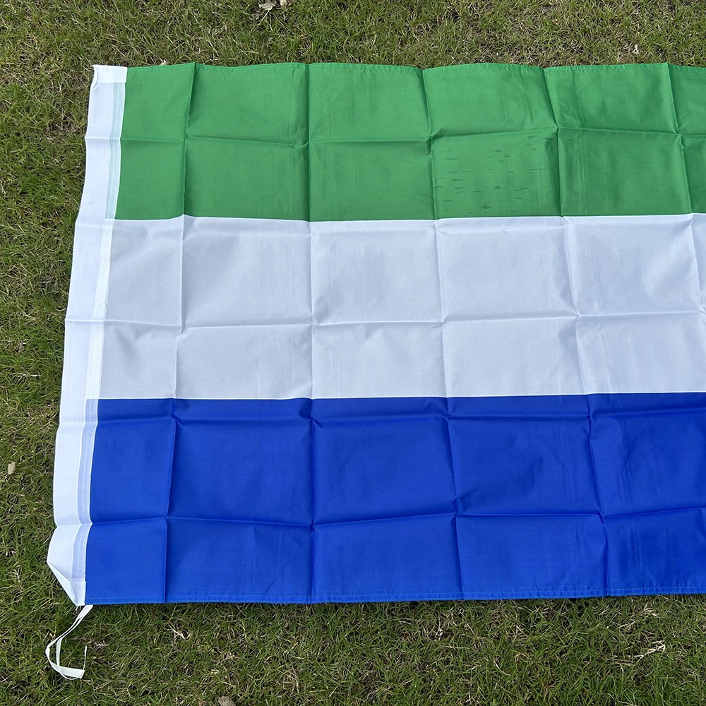 SKY FLAG Bandera de Sierra Leone 90x150cm bandera de poliéster Sierra Leone para publicidad decoración del hogar - imagen 4