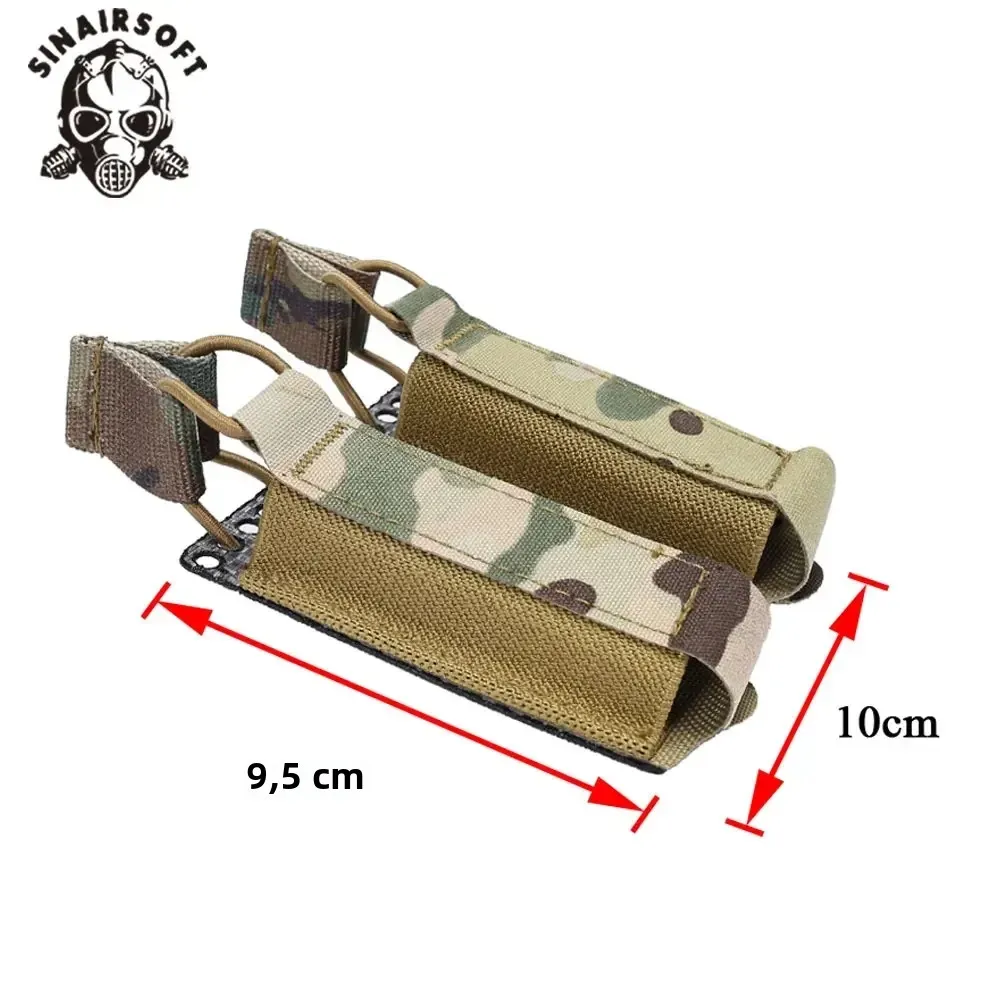 Bolsa Molle para revista táctica 2,0, asalto de caza al aire libre, pistola de 9mm, soporte doble Mag, equipo de tiro Airsoft portátil - imagen 2