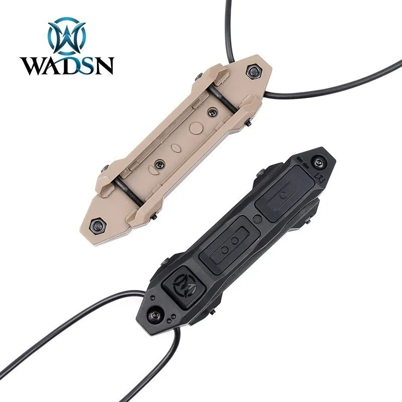 WADSN interruptor de presión grúa enchufe SF 2,5 MM para DBAL A2 PEQ-15 NGAL linterna de caza láser botón de interruptor de doble función remoto - imagen 5