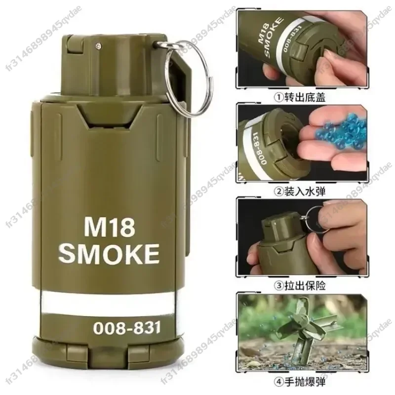 M18 Granada de airsoft manual con bolas de agua gel - imagen 3