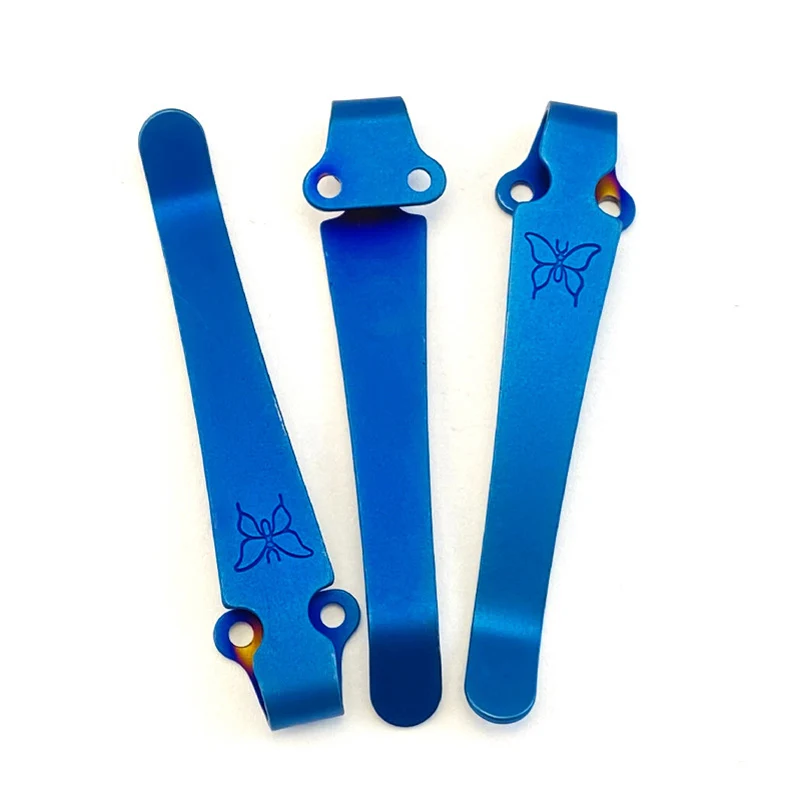 Cuchillo plegable de 5 colores, aleación de titanio, Clip de bolsillo de transporte profundo para Bugout 535 Griptillian 551 940 565 980 ZT 0640 0920 - imagen 3