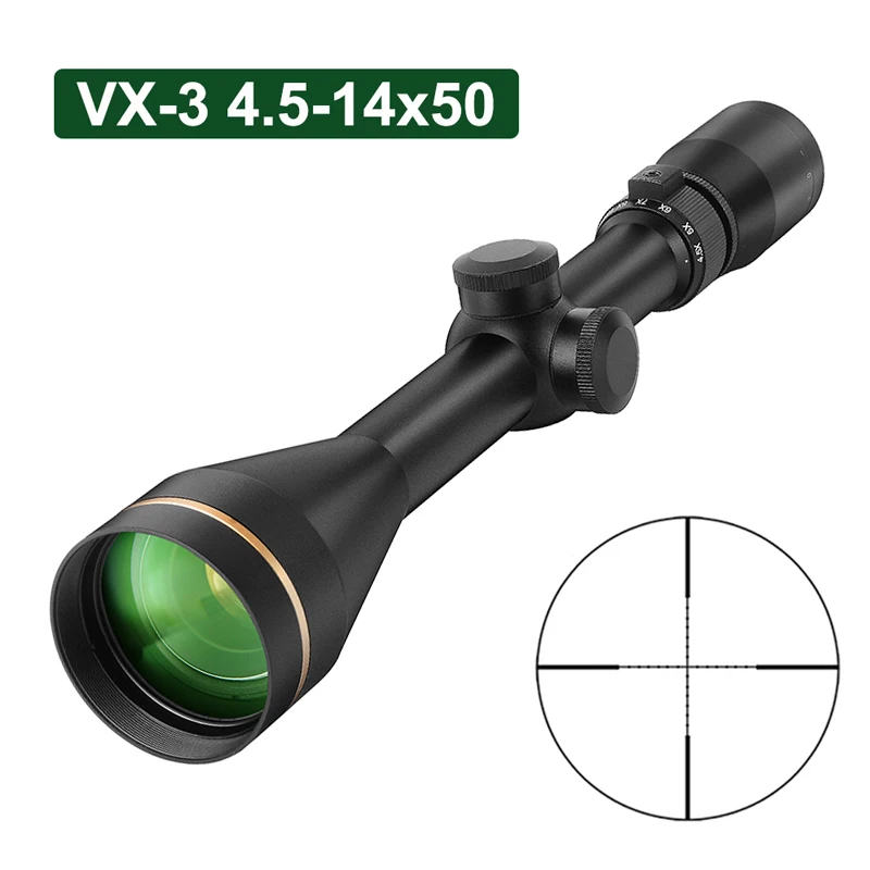 Mira táctica VX-3 con retícula Mil-Dot para rifle de caza - imagen 3