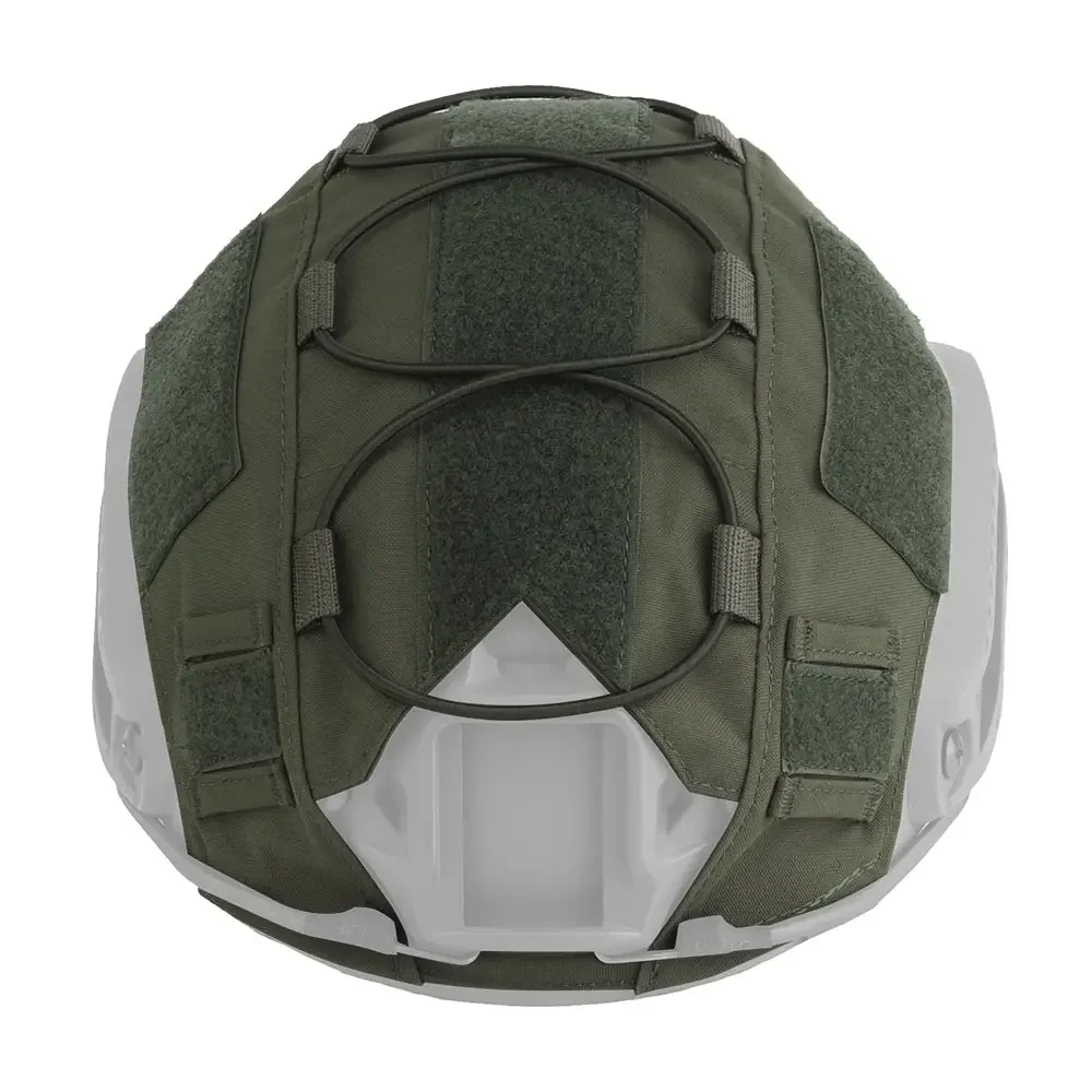 Funda táctica para casco Airsoft rápido, accesorios para casco militar táctico de camuflaje con cordón elástico - imagen 2