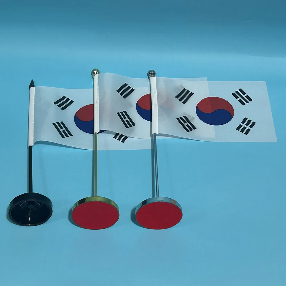 SKY Bandera nacional Corea del Sur escritorio poliéster resistente - imagen 2