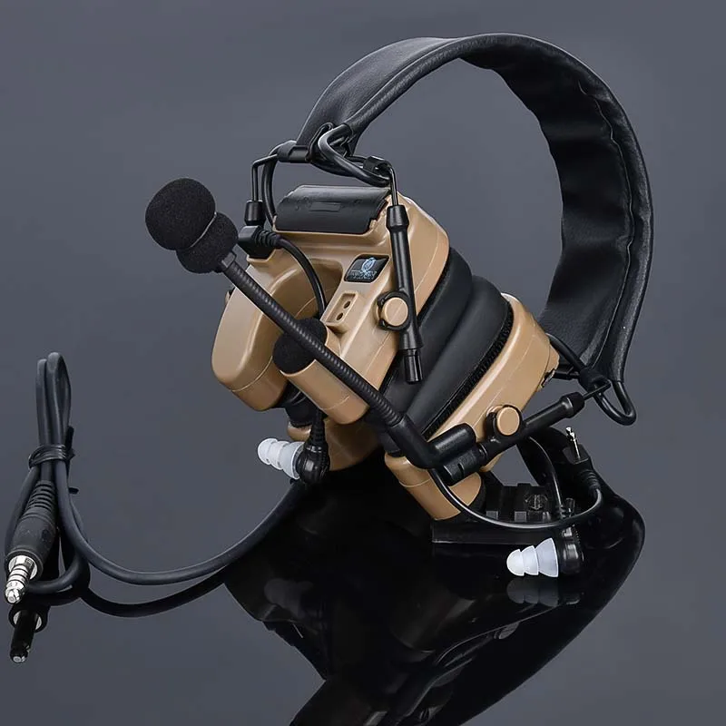 Wadsin táctico c4u auriculares de comunicación recogida de auriculares antiruido auriculares de comunicación de combate al aire libre interfaz estándar PTT 7.0 auriculares antiruido - imagen 5