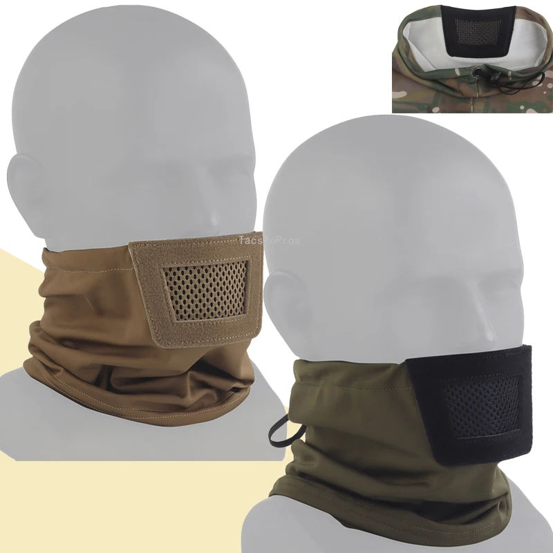 Airsoft combate media cara Maks pasamontañas al aire libre capucha de cabeza media máscara protectora plegable para entrenamiento de tiro táctico
