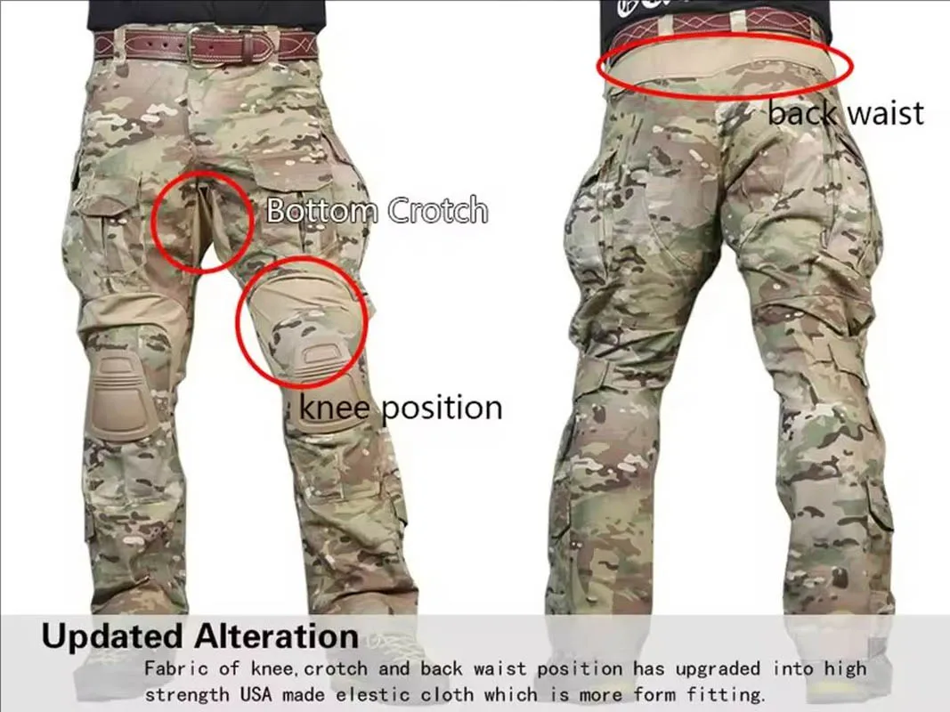 Emersongear-Conjunto de uniforme de combate táctico G3, trajes de entrenamiento Gen3, camisas, pantalones, Tops, pantalones Cargo de servicio, uniforme Airsoft de caza Gen3 - imagen 2