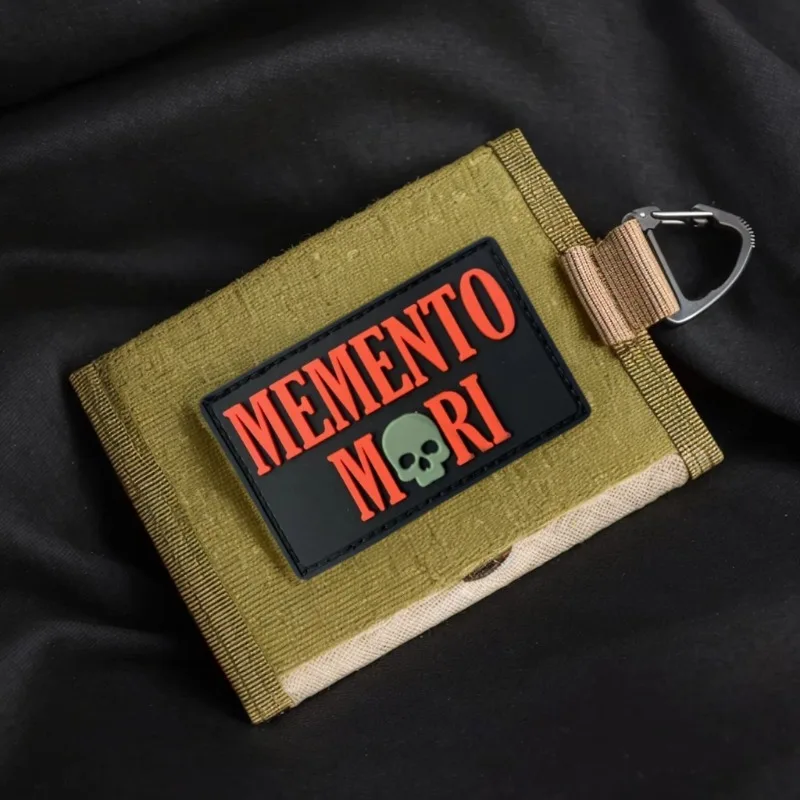 Parche táctico de PVC Memento Mori, insignia de moral con gancho y bucle, brazalete de goma militar, accesorio Punk, pegatina para ropa - imagen 2