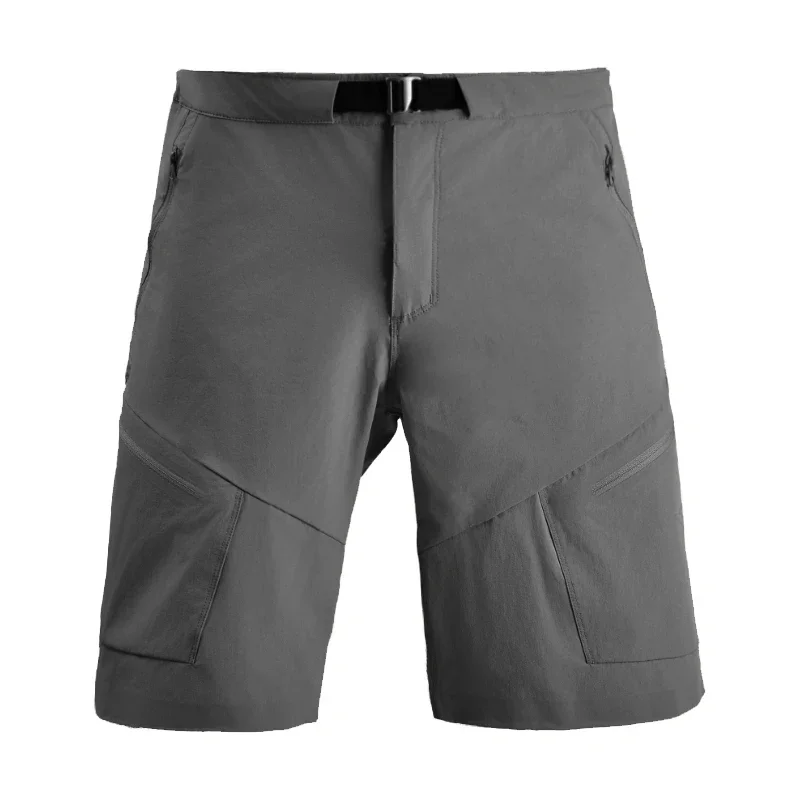 Pantalones cortos deportivos informales para hombre, pantalones cortos deportivos de secado rápido para correr, entrenamiento urbano, pantalones Cargo impermeables para acampar, ropa de gimnasio, pantalones cortos - imagen 3