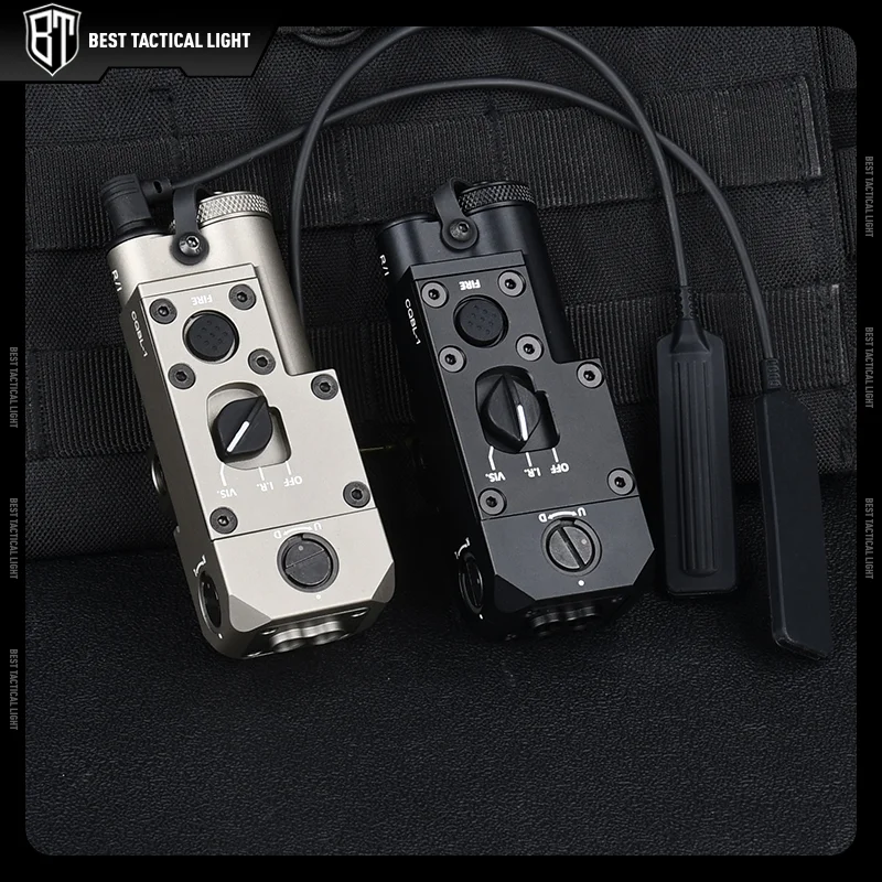 WADSN-puntero láser IR de CQBL-1 de Metal táctico, punto rojo, verde y azul, compatible con riel Picatinny de 20mm, lámpara exploradora, accesorios Airsoft - imagen 3