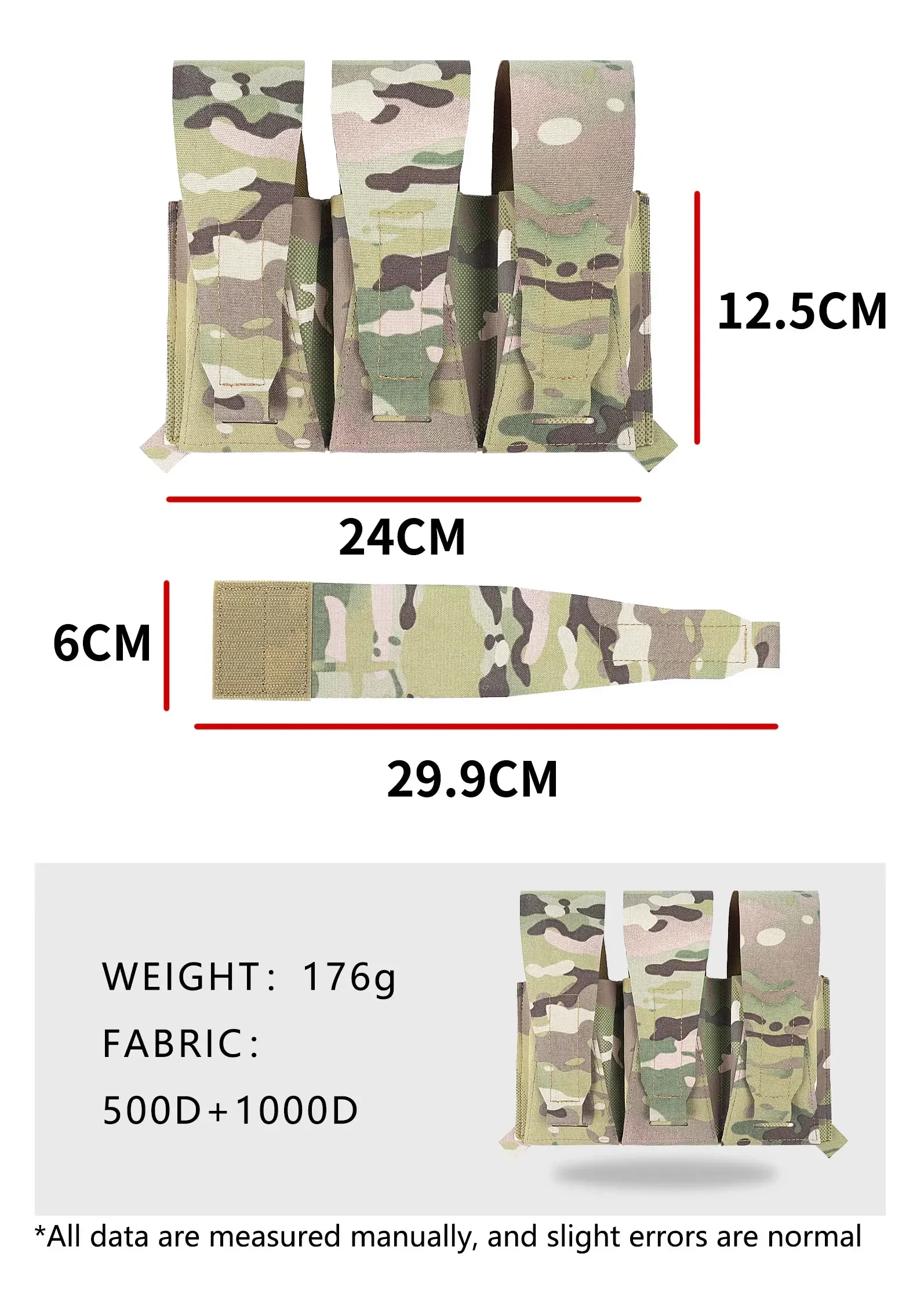 Bolsa táctica Universal M4 Panel para 6094 G3v2 Lbt estilo 6910a Airsoft 5,56 7,62 5,45 bolsa accesorios de caza al aire libre - imagen 3