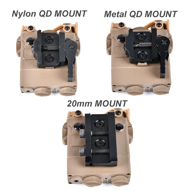 Airsoft DBAL A2 D2 montaje QD Base instalación rápida quitar Metal plástico ajuste riel de 20mm para DBAL PEQ asiento de montaje accesorios láser - imagen 4