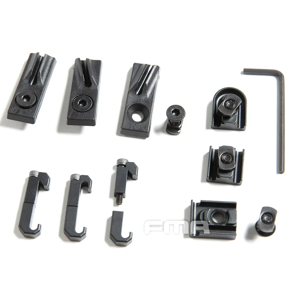 FMA Tactical 3PCS Máquina Arson Gestión de cables M-LOK WireGuide System ABC - imagen 2