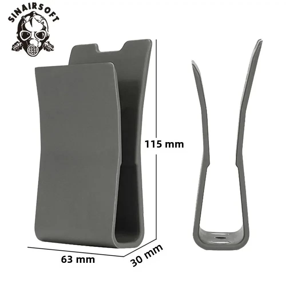 SINAIRSOFT-bolsa táctica de nailon para caza, accesorios para revistas, inserto M4 5,56 AK 7,62 MAG con gancho, equipo, bandolera - imagen 4