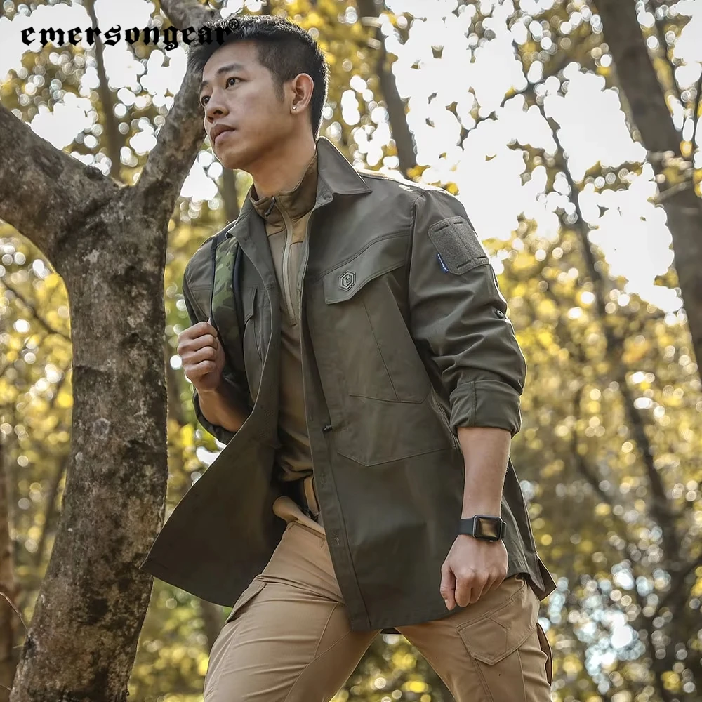 Emersongear-Camiseta táctica Persecutor de etiqueta azul para hombre, camisetas de manga larga, camisetas, camisetas, entrenamiento de caza, senderismo, informal, urbano - imagen 5