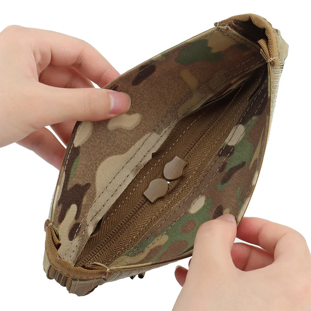 MK3 MK4 Micro chasis de lucha bolsillo cremallera inserto aparejo de pecho táctico cubierta de doble cremallera Airsoft Paintball caza chaleco Accesorios - imagen 5