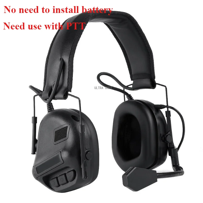 Auriculares tácticos de comunicación CS, audífonos de combate Airsoft para caza y entrenamiento, Paintball - imagen 2