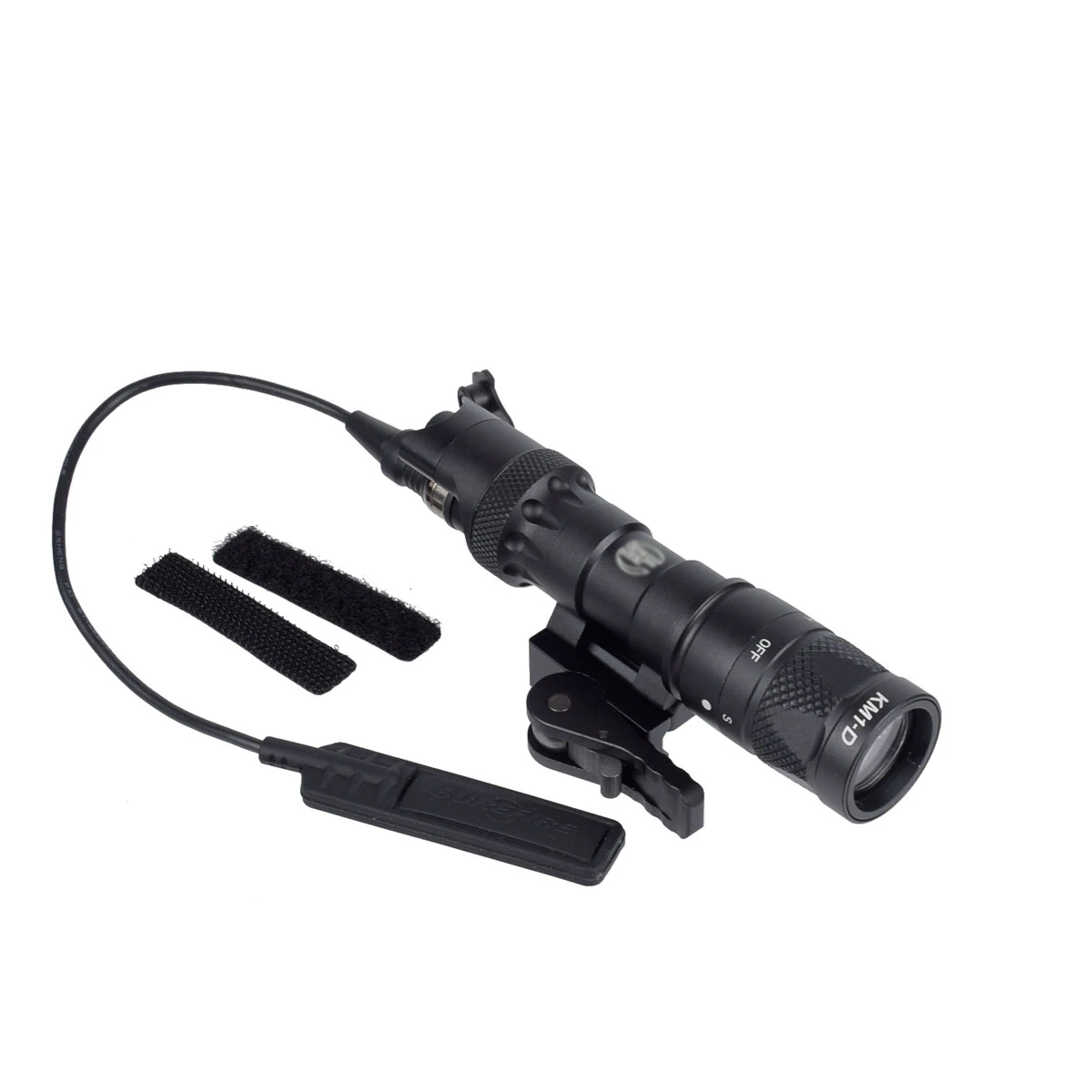 Luz táctica SF M323V para arma de explorador, montaje de Base QD con interruptor trasero remoto para linterna de caza y Rifle Airsoft - imagen 2