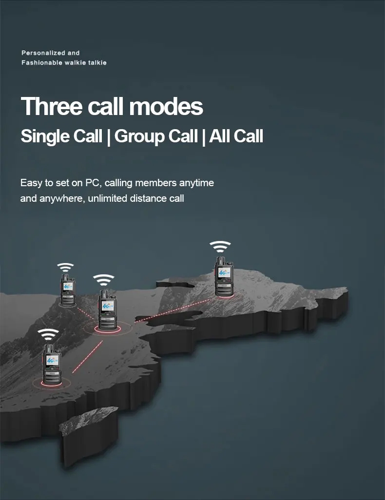 Anysec- Mini Radio inalámbrica 4G HD-777 ZELLO, dispositivo con tarjeta nacional de 5000Km, Android 5,1, con GPS, para exteriores - imagen 4
