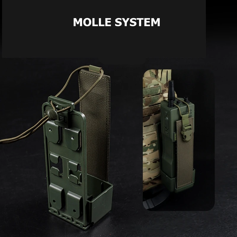 PRC-152 táctico modelo de Radio para caza, Airsoft CS, militar, decoración para disfraz, Colección MOLLE, chaleco, accesorios ABS - imagen 3