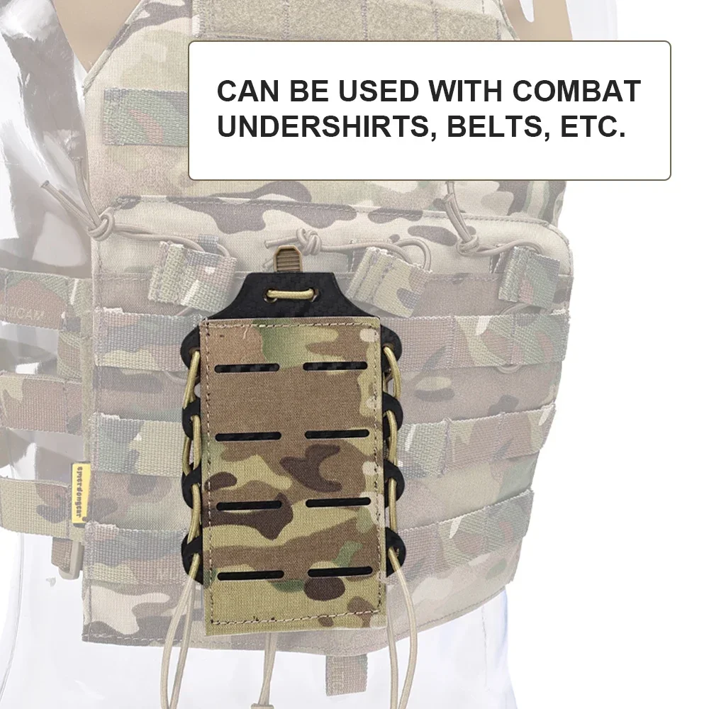 Bolsa táctica de un solo Rifle, 5,56/7,62, Molle Top Open Mag, bolsas de herramientas de corte láser para M4 AK Airsoft, funda para revistas - imagen 5