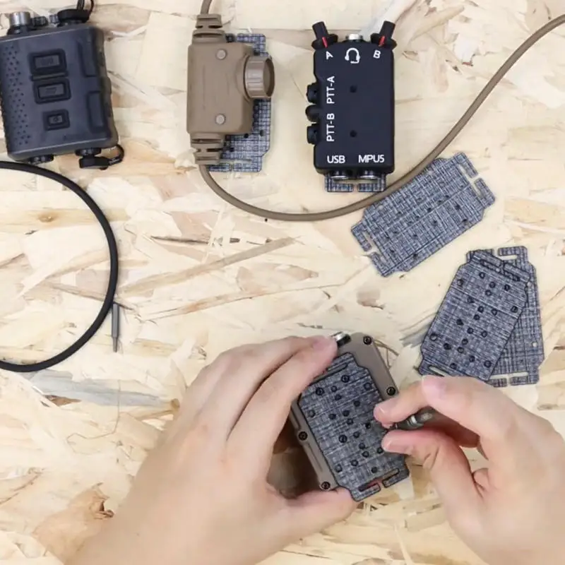 FCPC chaleco radio PTT placa fija placa Tegris walkie talkie transmisor placa adaptadora - imagen 2