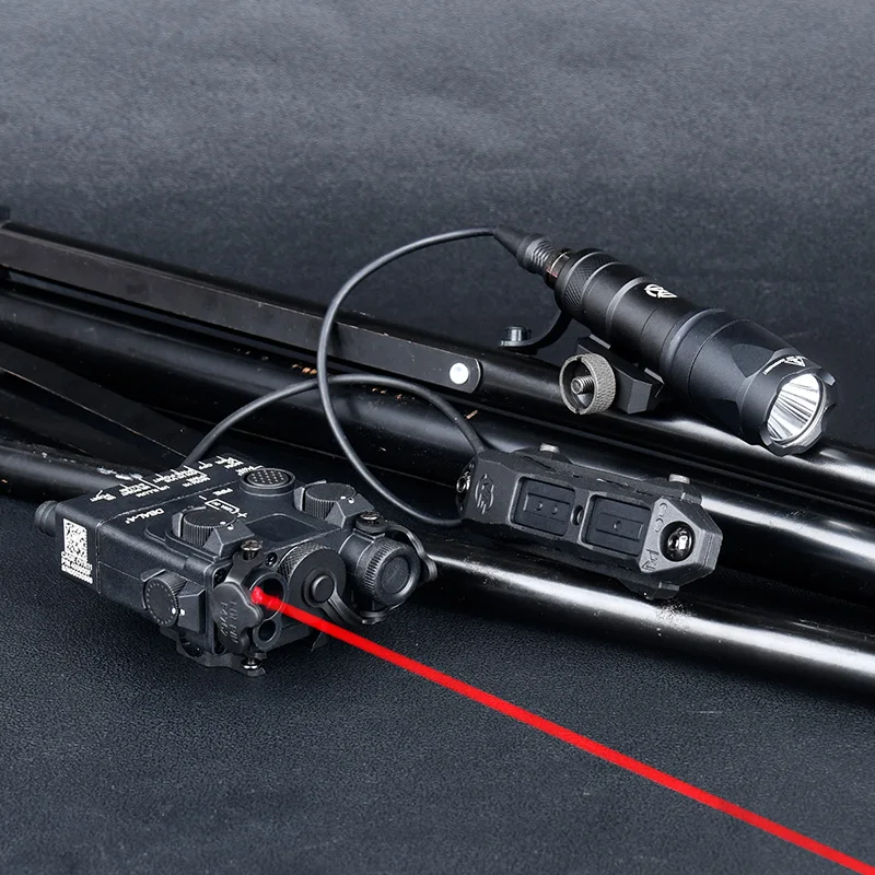 DBAL A2 M300A linterna conjunto completo Airsoft DBAL A2 M300 M600 linterna punto rojo verde láser solo interruptor de presión láser Tacitcal - imagen 4