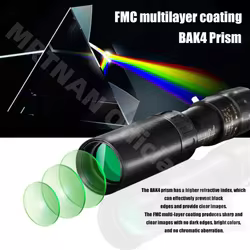 Binoculares potentes de Metal para caza, telescopio profesional portátil de largo alcance, Monocular, Zoom 10-300X, HD, Bak4