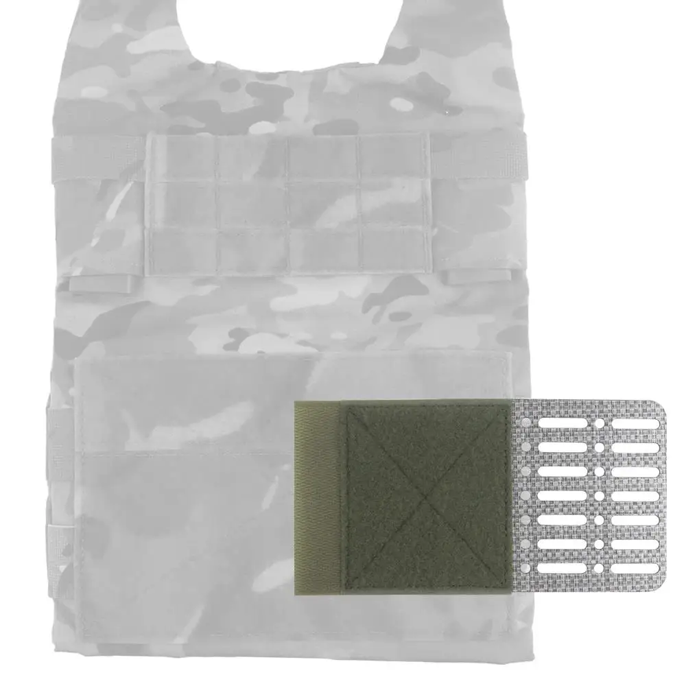 Portador de placa táctica, alas laterales, Molle Universal, colgante en el pecho, placa lateral extendida, accesorios para chaleco - imagen 3